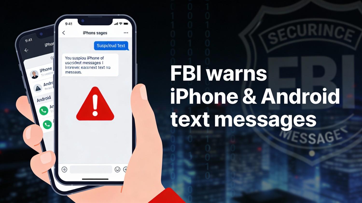 fbi warns iphone android text messages